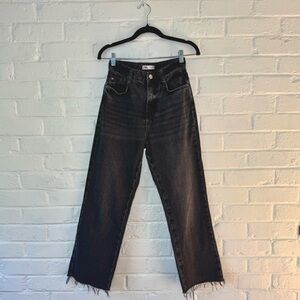 ZARA High Rise Ankle Straight Leg Jeans - Size 2